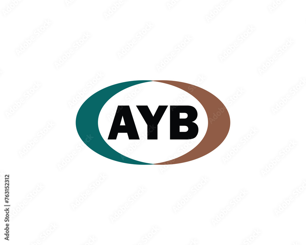 AYB logo design vector template AYB logo design vector template