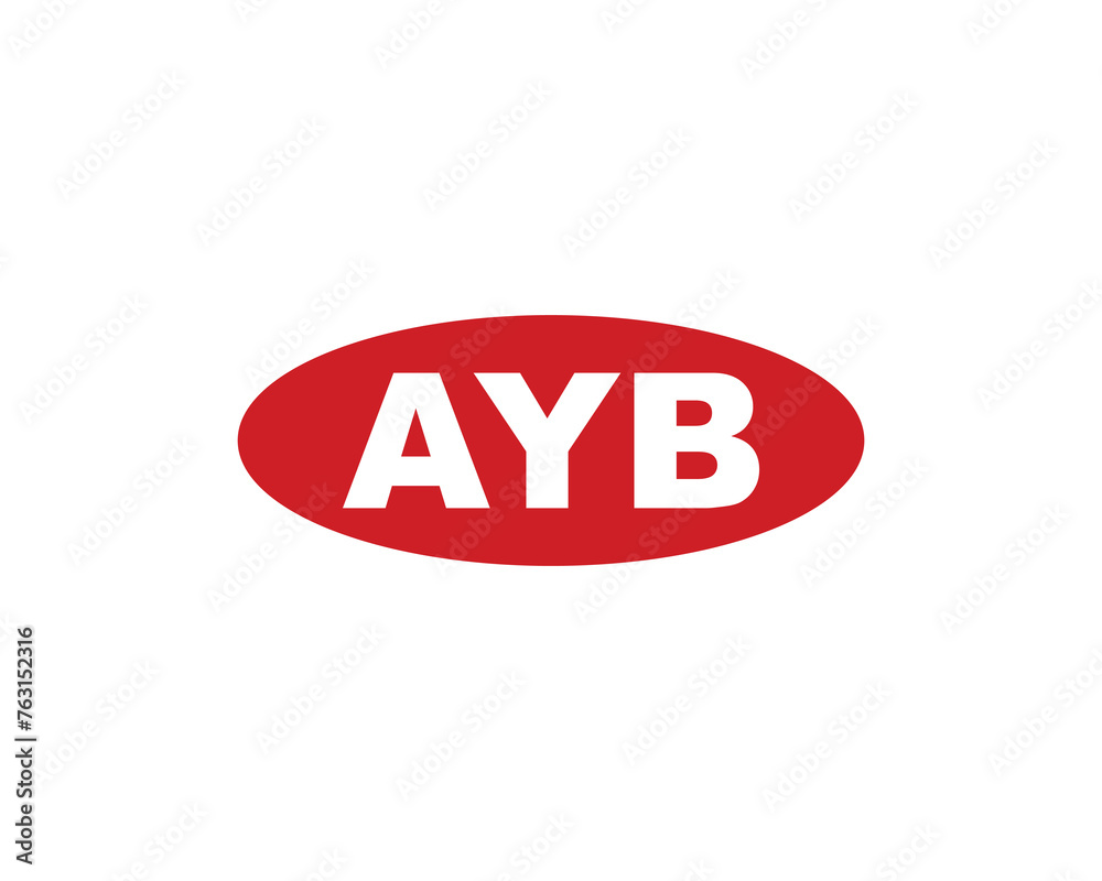 AYB logo design vector template AYB logo design vector template