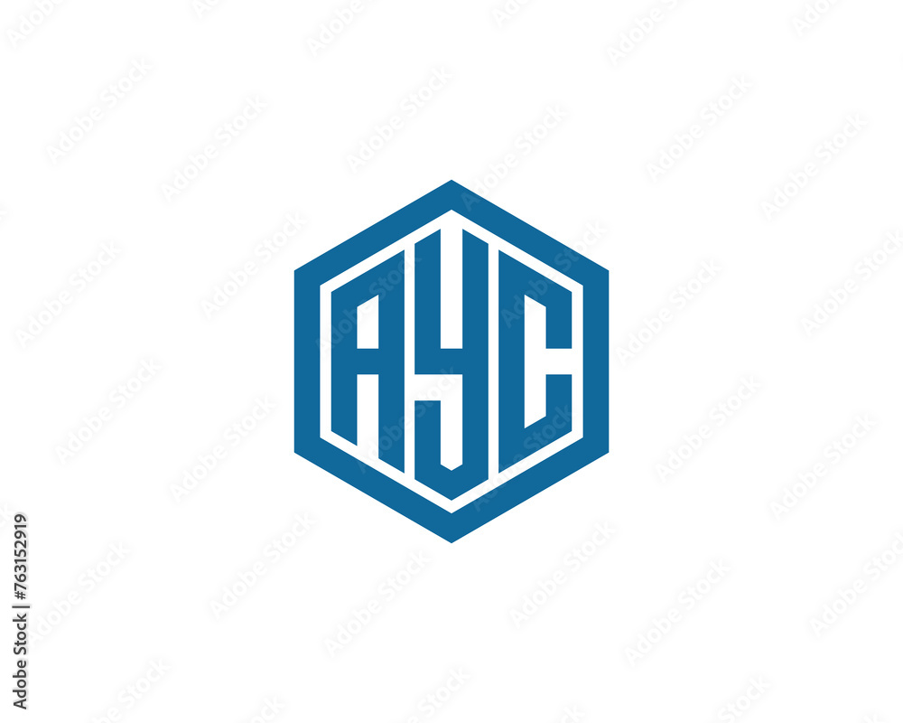 AYC logo design vector template AYC logo design vector template