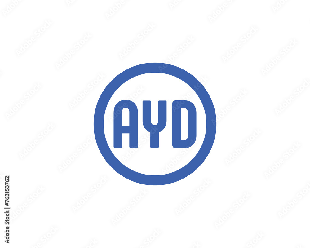 AYD logo design vector template AYD logo design vector template
