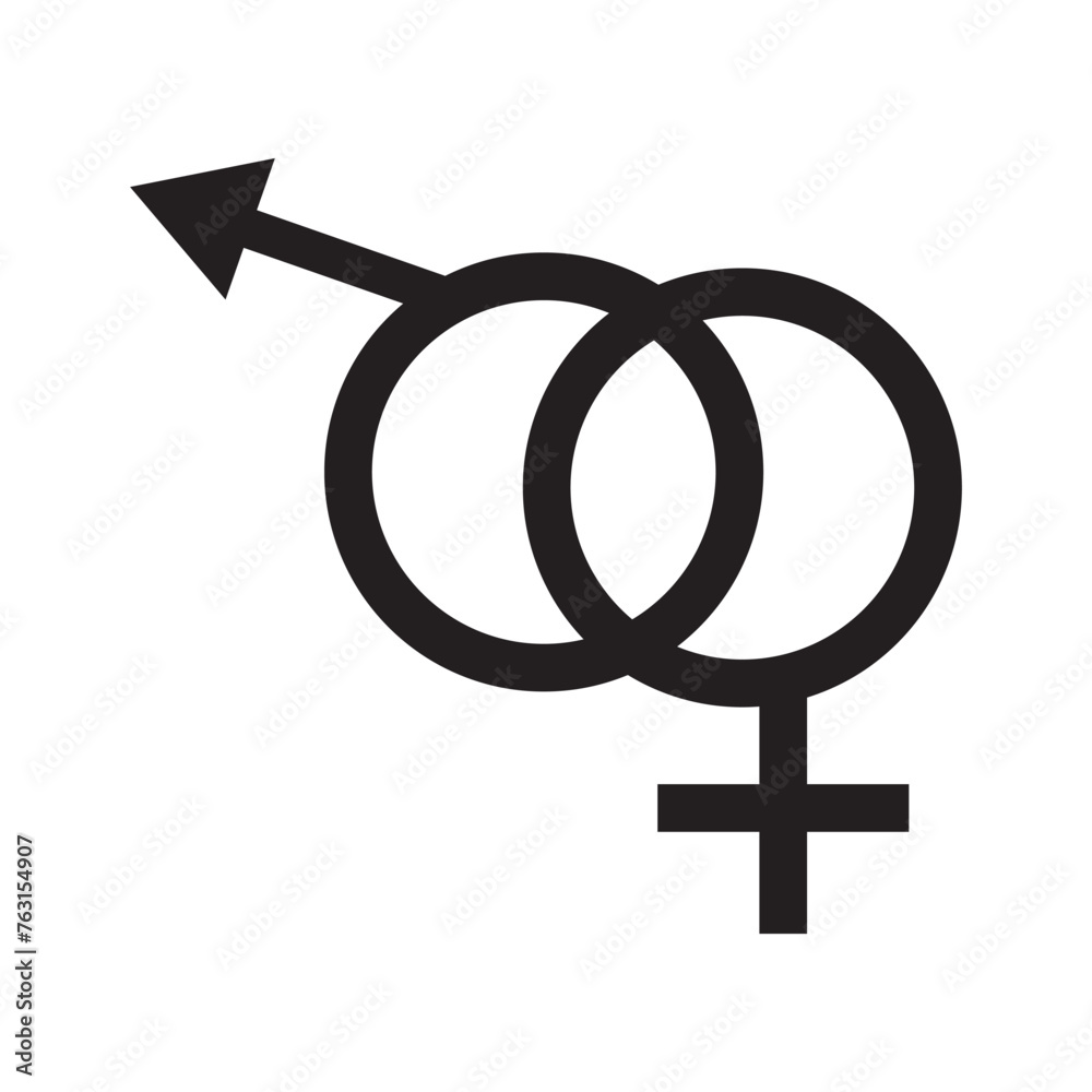 male and male signs. Sex gender symbol. eps10 male and male signs. Sex gender symbol. eps10