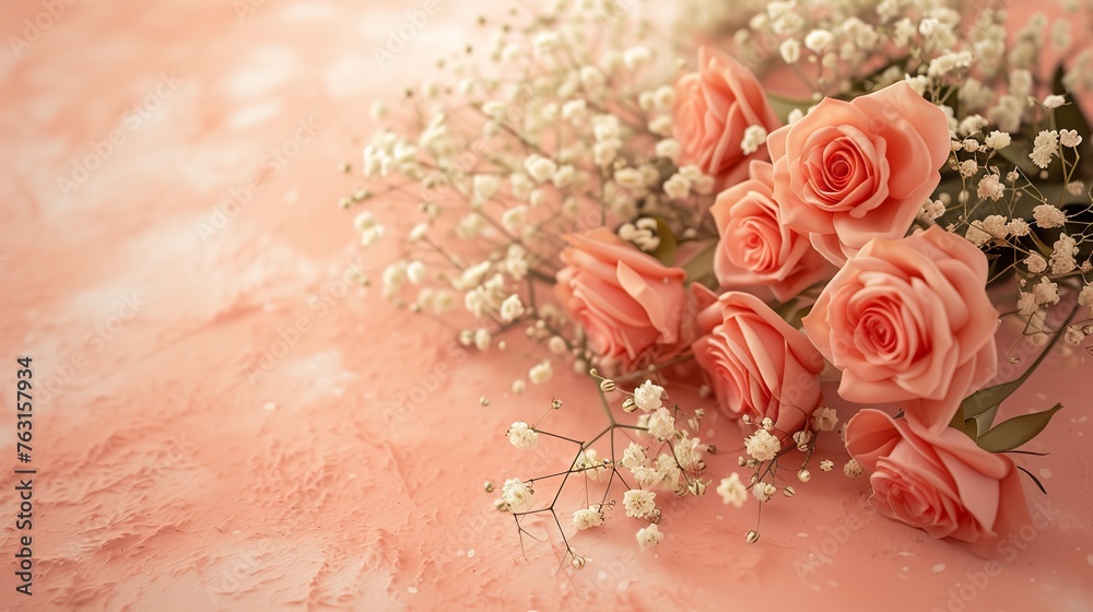Fototapeta premium Mother's Day, Spring, Valentine's Day, Wedding, Birthday