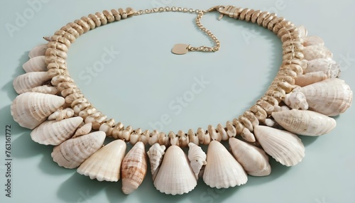 A Statement Collar Necklace Featuring Oversized Se Upscaled 2