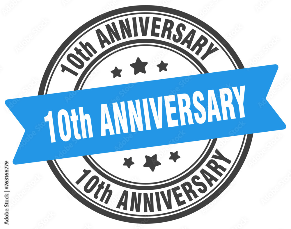 Fototapeta premium 10th ANNIVERSARY 