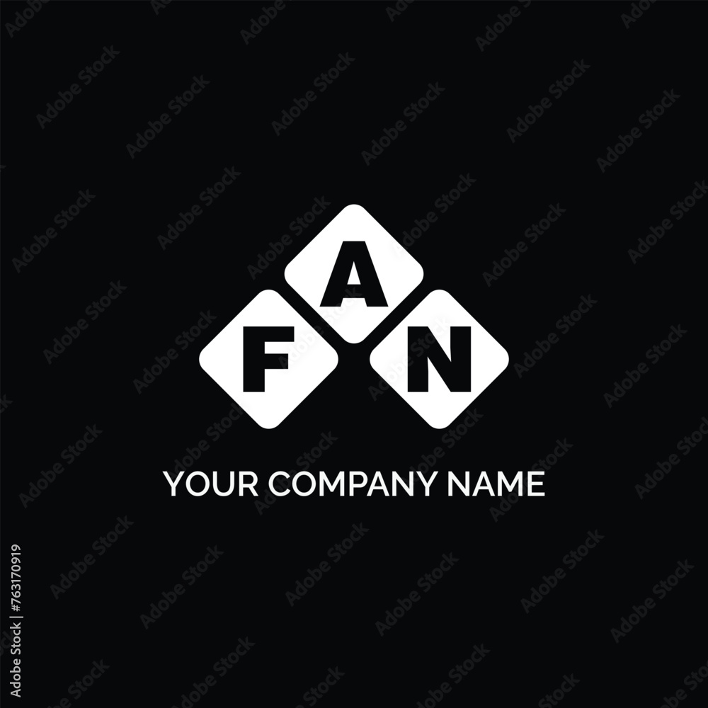 FAN letter logo design on white background. FAN logo. FAN creative initials letter Monogram logo icon concept. FAN letter design FAN letter logo design on white background. FAN logo. FAN creative initials letter Monogram logo icon concept. FAN letter design