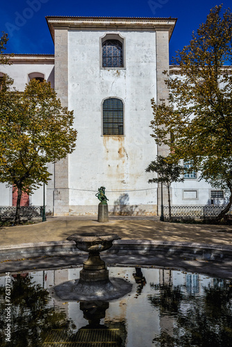 Graca Church and Convent in Graca area of Lisbon city, Portugal © Fotokon