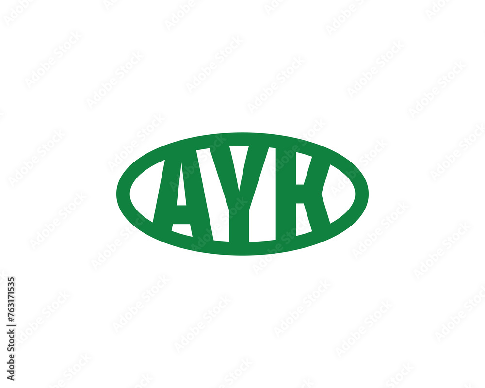 AYK Logo design vector template AYK Logo design vector template