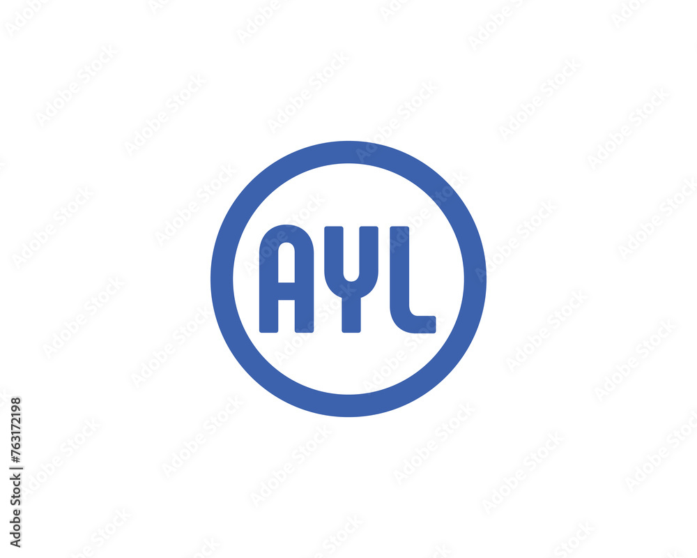 AYL Logo design vector template AYL Logo design vector template