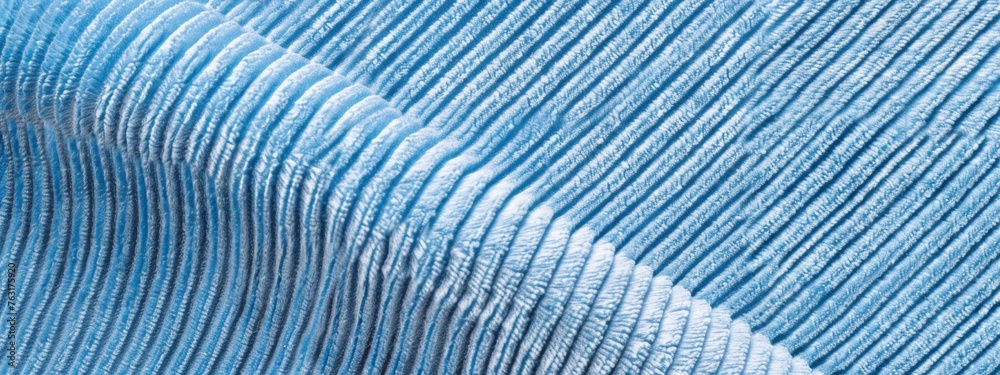 Texture background of velours blue fabric. Upholstery velveteen texture ...