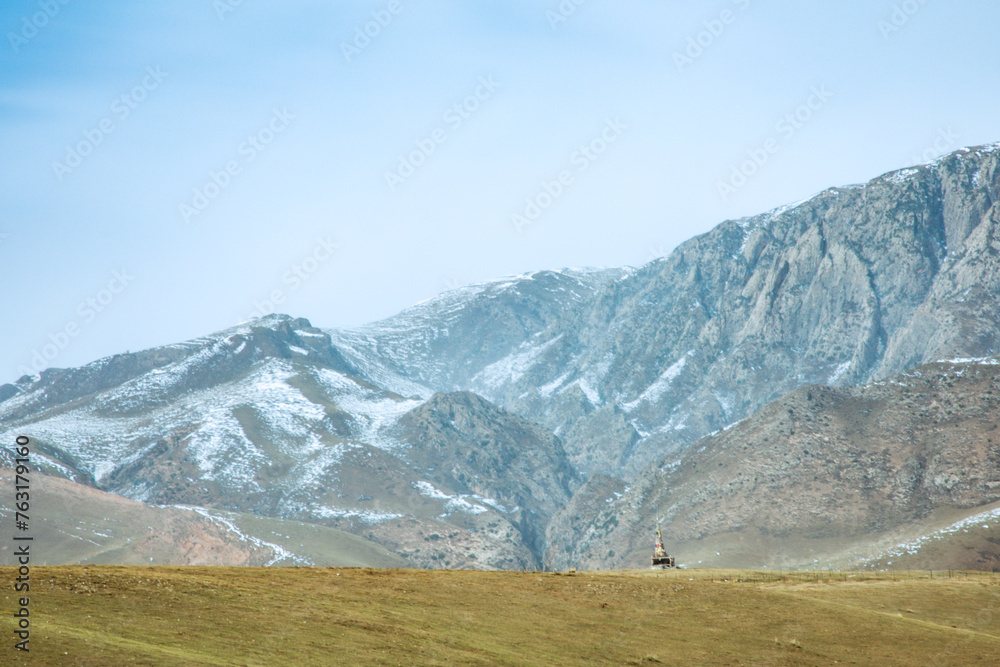 Ganjia Secret Land, Gannan Tibetan Autonomous Prefecture, Gansu Province-the grassland under the snow-capped mountains
