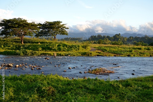 Landscape in Bogani Nani Wartabone National Park, Sulawesi, Indonesia, Asia.  photo