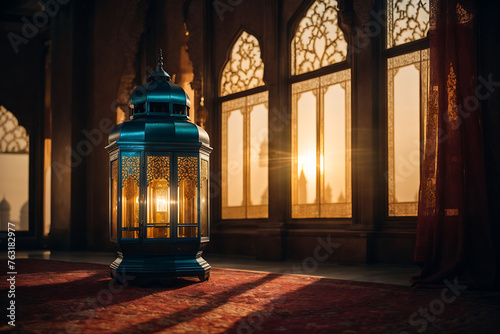   lantern decoration Islamic holiday Ramadan Kareem  wallpaper background © ArtfuIInfusion769