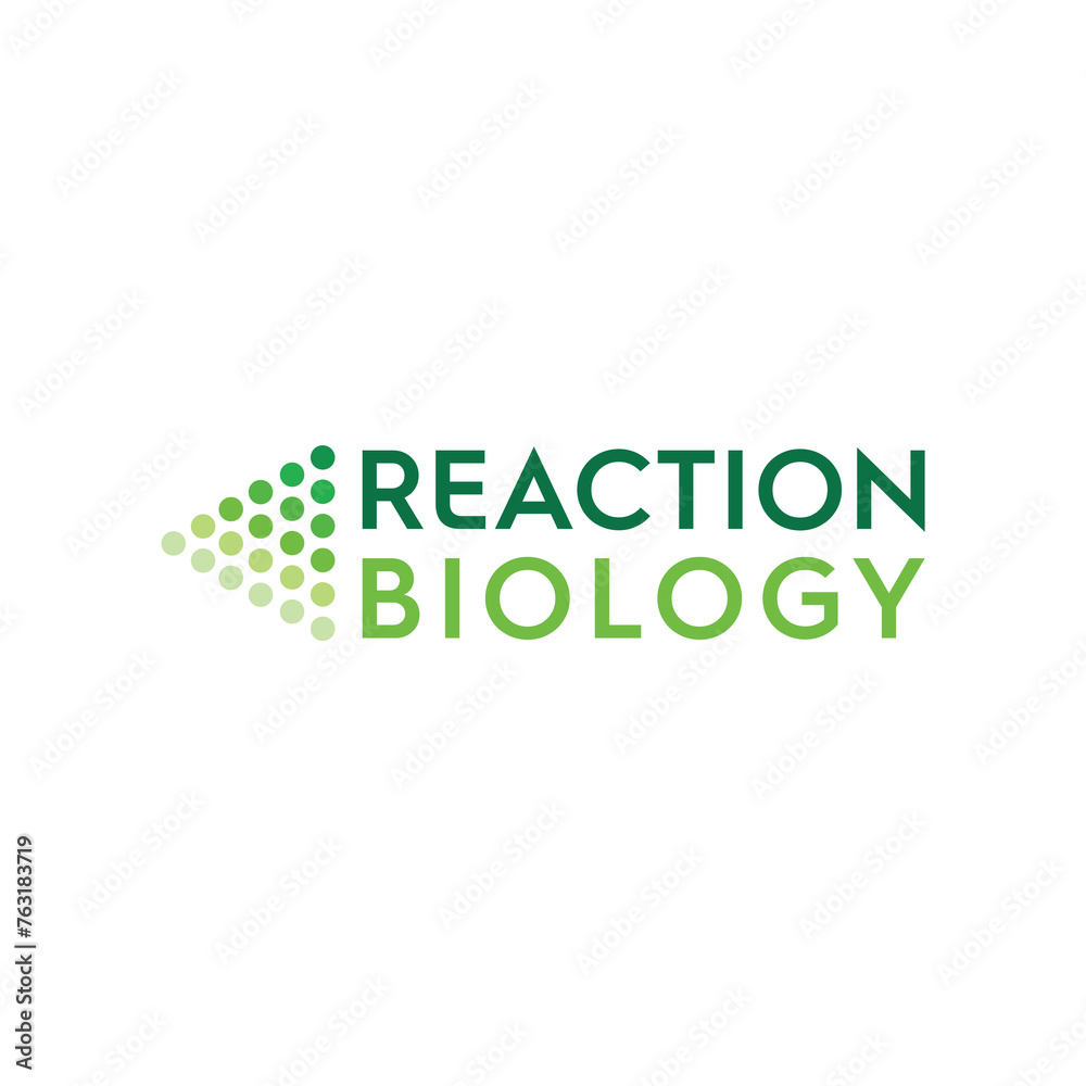 reaction biology technology logo design