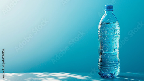 Plastic water bottle earth day concept