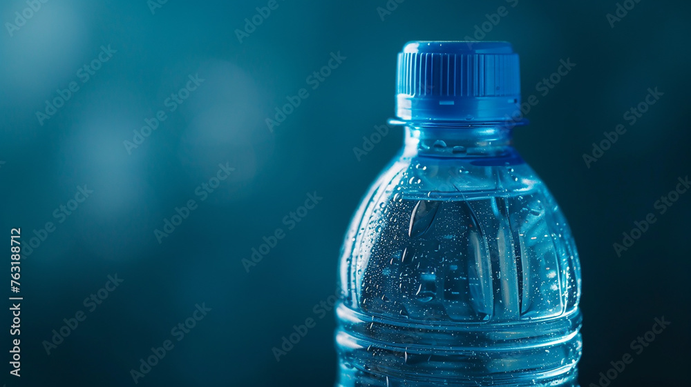 Plastic water bottle earth day concept