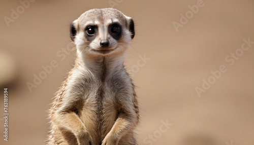 A Meerkat With A Curious Look On Its Face Upscaled 7