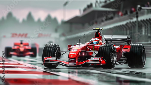 Formula 1 Photography: Capturing the Race Start with Speed and Racing Action © Rukma