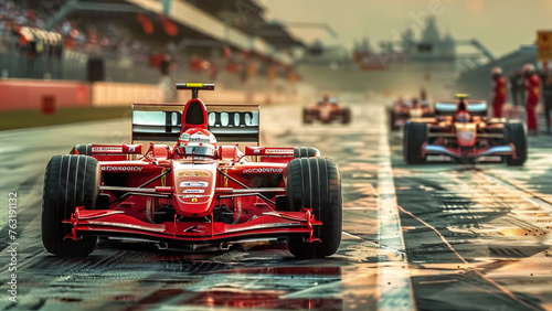 Formula 1 Photography: Capturing the Race Start with Speed and Racing Action © Rukma
