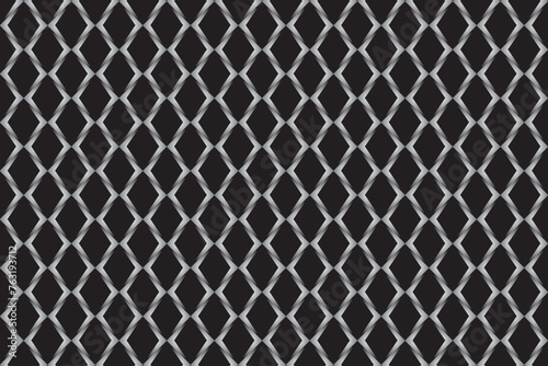 Illustration pattern, Abstract Geometric Style. Repeating of gradient grey arrow on black background.