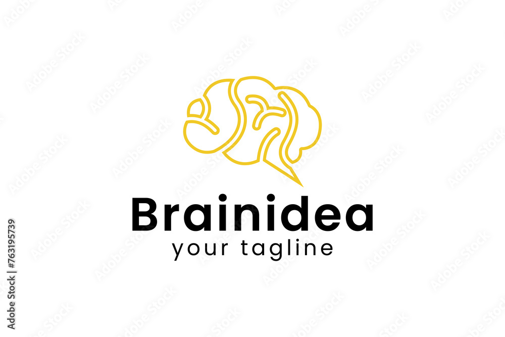 brain logo vector icon illustration brain logo vector icon illustration
