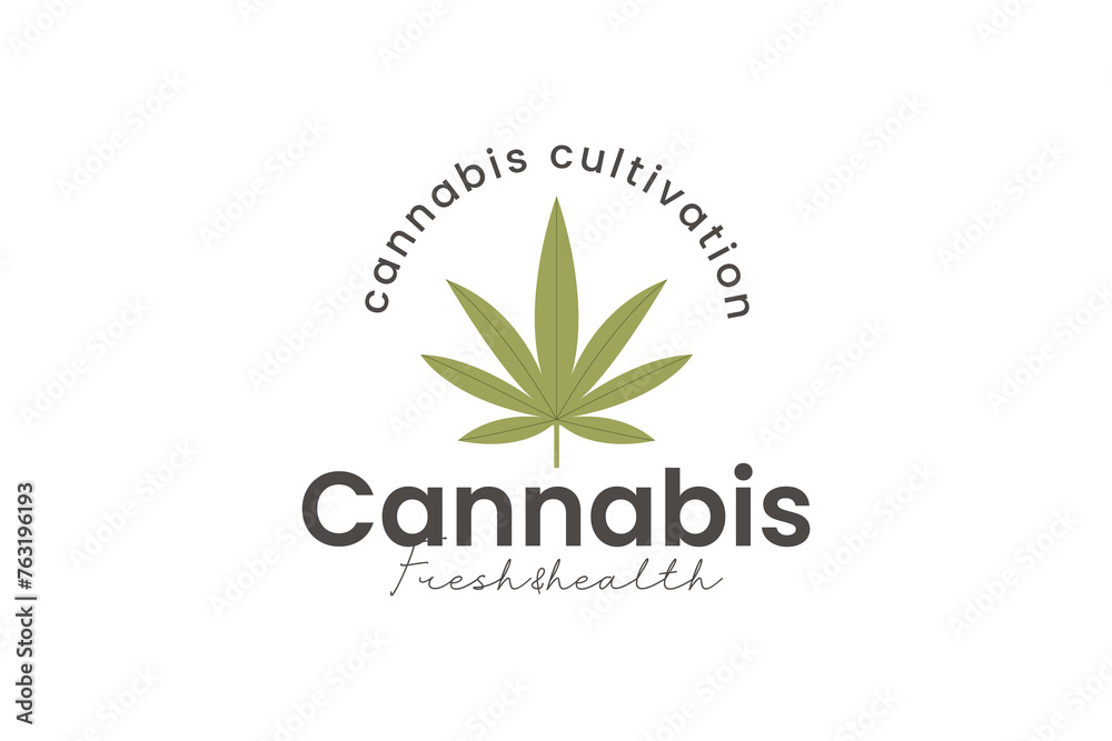 cannabis logo vector icon illustration cannabis logo vector icon illustration