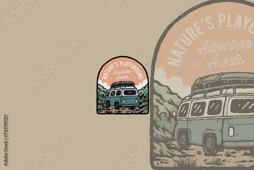 Off-road car logos reflect the spirit of adventure and the joy of conquering difficult terrain. He defines courage and toughness as exploring the outdoors with a tough and reliable vehicle.