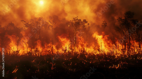 Forest Fires Caused by Climate Change