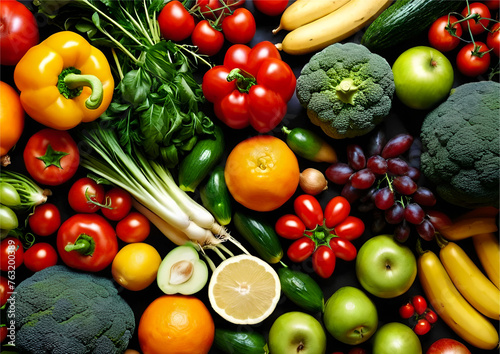 Organic vegetables and fruits