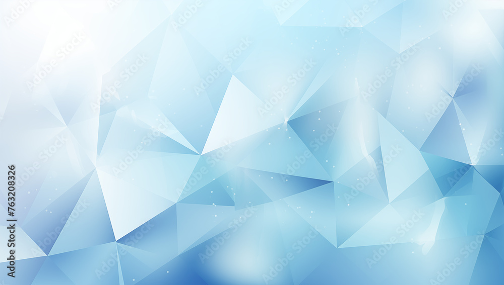 Blue Polygonal Abstract Background with Geometric Triangles Blue Polygonal Abstract Background with Geometric Triangles