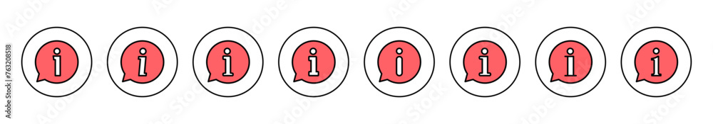 Information sign icon vector illustration. about us sign and symbol. question mark icon Information sign icon vector illustration. about us sign and symbol. question mark icon