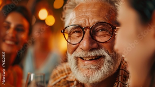 a man with glasses smiling © Aliaksandr Siamko