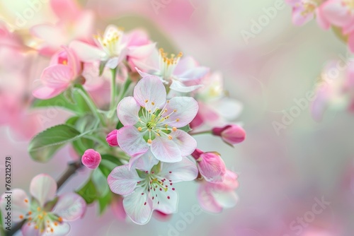 Ethereal Floral Beauty: Springtime Blossoms in Focus
