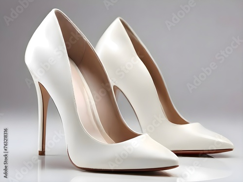 women white shoes with heels 