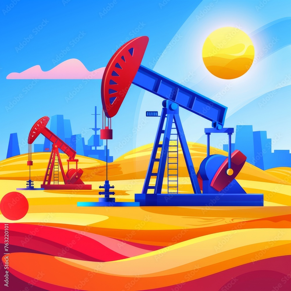 Working oil pumps on the moon Working oil pumps on the moon