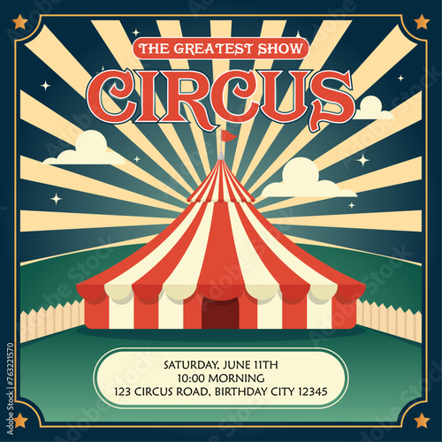 Circus Invitation