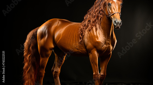 Charming gelding, with a noble posture and an alluring look, like an aristocrat in the world of