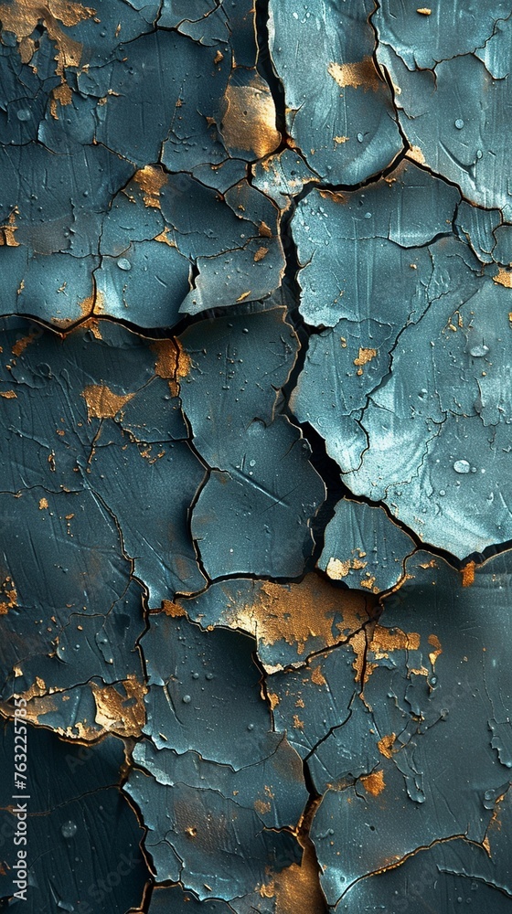 Obraz premium Hard symbol, metallic textures conveying strength and resilience