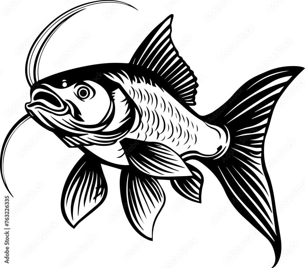 Catfish Vector Illustration Catfish Vector Illustration