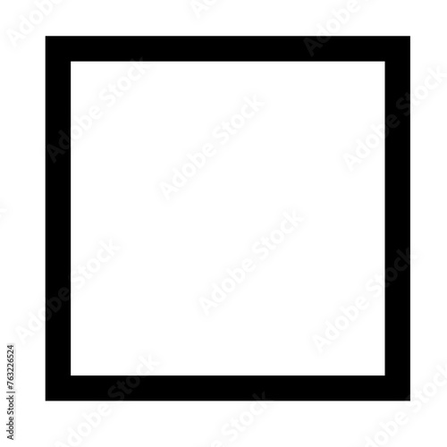 Square geometric shapes 