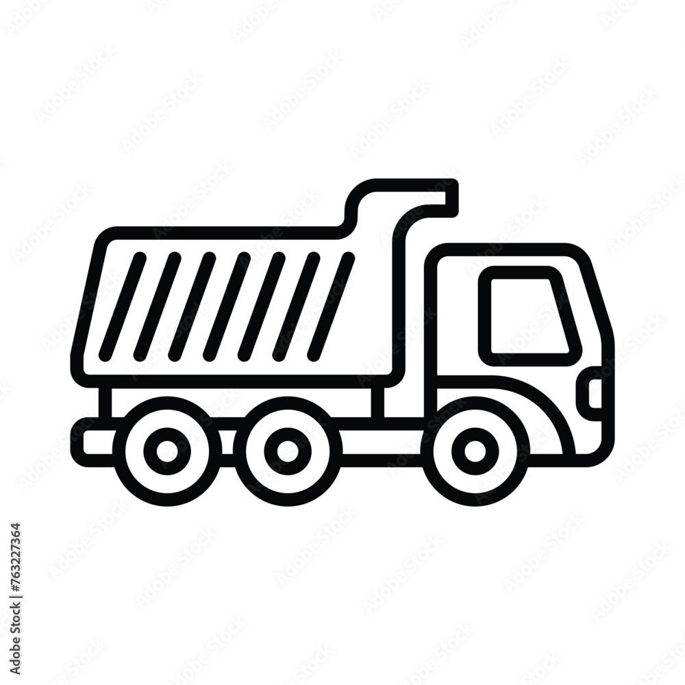 Dump Truck icon editable stock vector illustration Dump Truck icon editable stock vector illustration