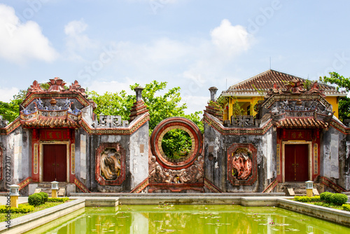 The Entrance Of Ba Mu (Midwife) Temple In Hoi An Ancient Town, Vietnam.