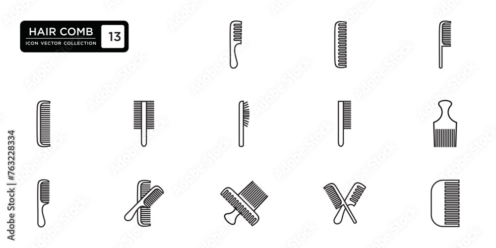 hair comb icon collection.vector,icon template,resizable hair comb icon collection.vector,icon template,resizable