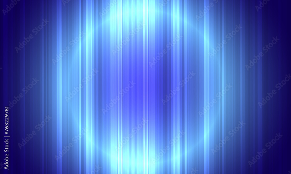  abstract blue stripe lines light on light circle background.