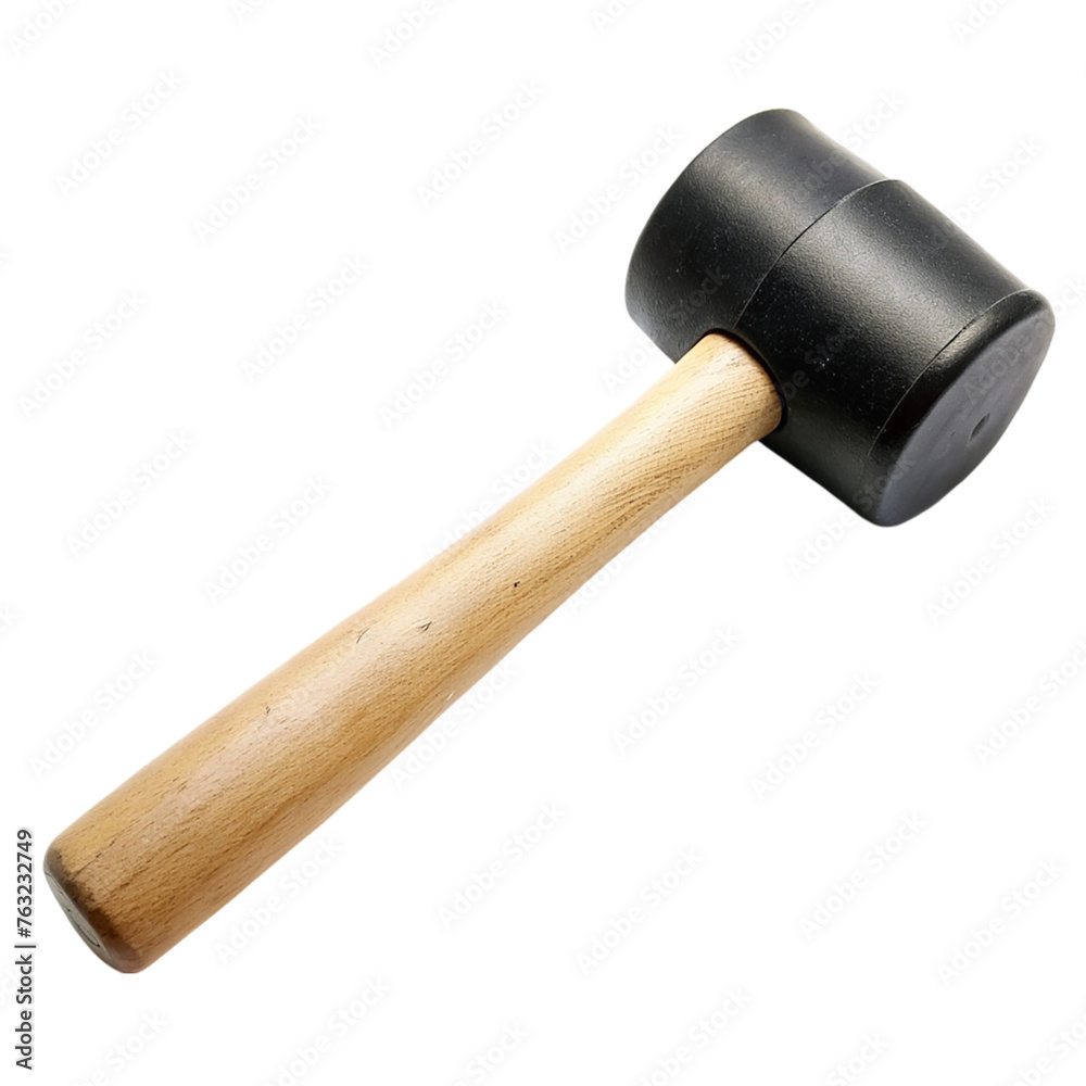 Rubber mallet. isolated on transparent background. Rubber mallet. isolated on transparent background.