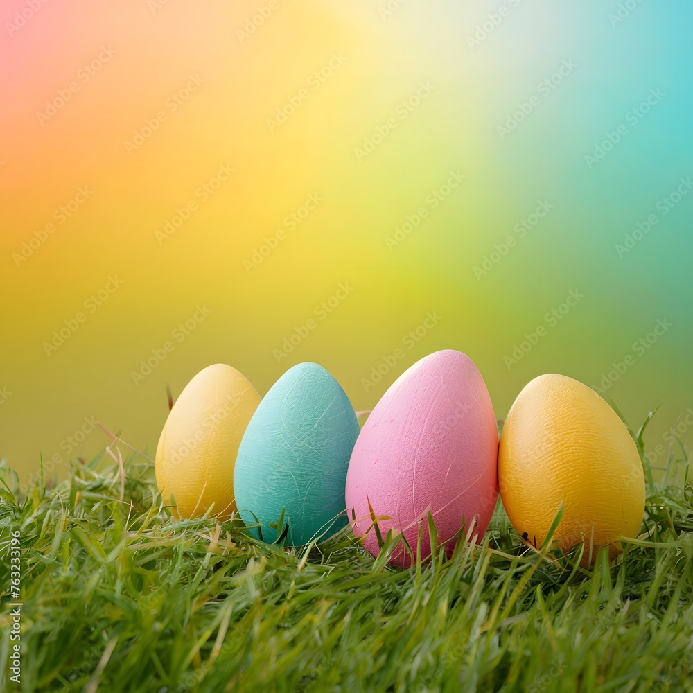 Soothing Easter background with a gentle gradient of pastel colors For Social Media Post Size Soothing Easter background with a gentle gradient of pastel colors For Social Media Post Size