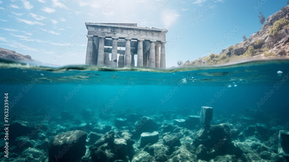 Greek temple beneath the ocean now an underwater research hub