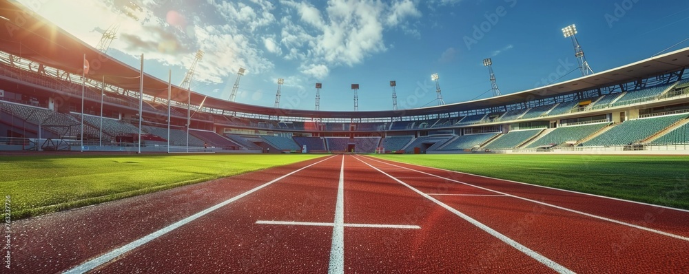 Athletic games in venues powered by renewable resources