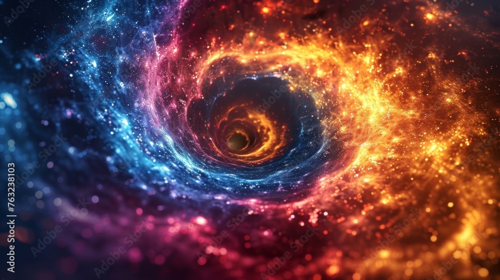 Vivid swirling energy patterns, cosmic vortex spirals, and a burst of colorful waves. Futuristic abstract digital backdrop. Vivid swirling energy patterns, cosmic vortex spirals, and a burst of colorful waves. Futuristic abstract digital backdrop.