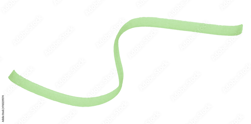 Green stroke brush isolated on transparent background. Green stroke brush isolated on transparent background.