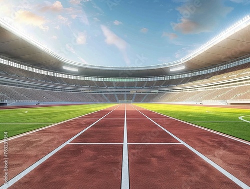 Sports competitions held in stadiums that prioritize green energy and eco-friendly materials.